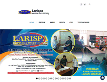 Tablet Screenshot of larispa.or.id
